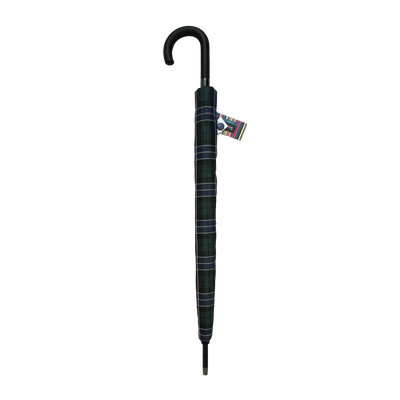 Tartan Stick Umbrella Green