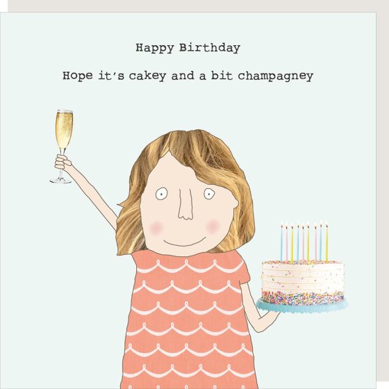 Rosie Made a Thing Greeting Card - Campagney