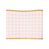 Pink Gingham Paper Table Runner