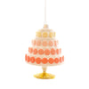 Cody Foster Gradient Macaroon Cake Glass Ornament | Putti Christmas Decorations