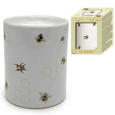 The Nectar Meadows Bee Printed Ceramic Burner | Putti Fine Furnishings