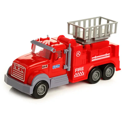 Fire Engine Rescue Truck Pull Back Action Toy | Le Petite Putti