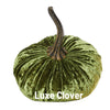Large Velvet Pumpkin - Luxe Clover