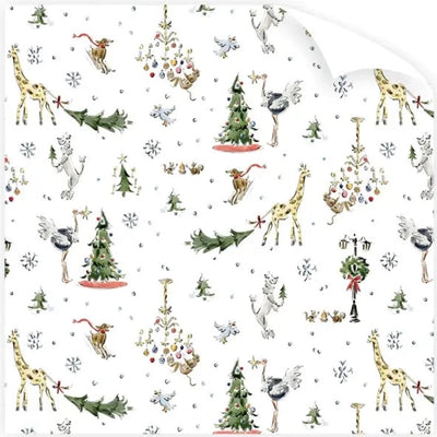 Dogwood Hill Christmas At the Carlyle Wrapping Paper Roll | Putti Christmas