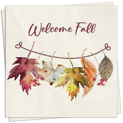 "Welcome Fall" Lunch Napkin