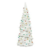 Tall White Retro Style Ceramic Tree with Lights - Large  | Putti Christmas