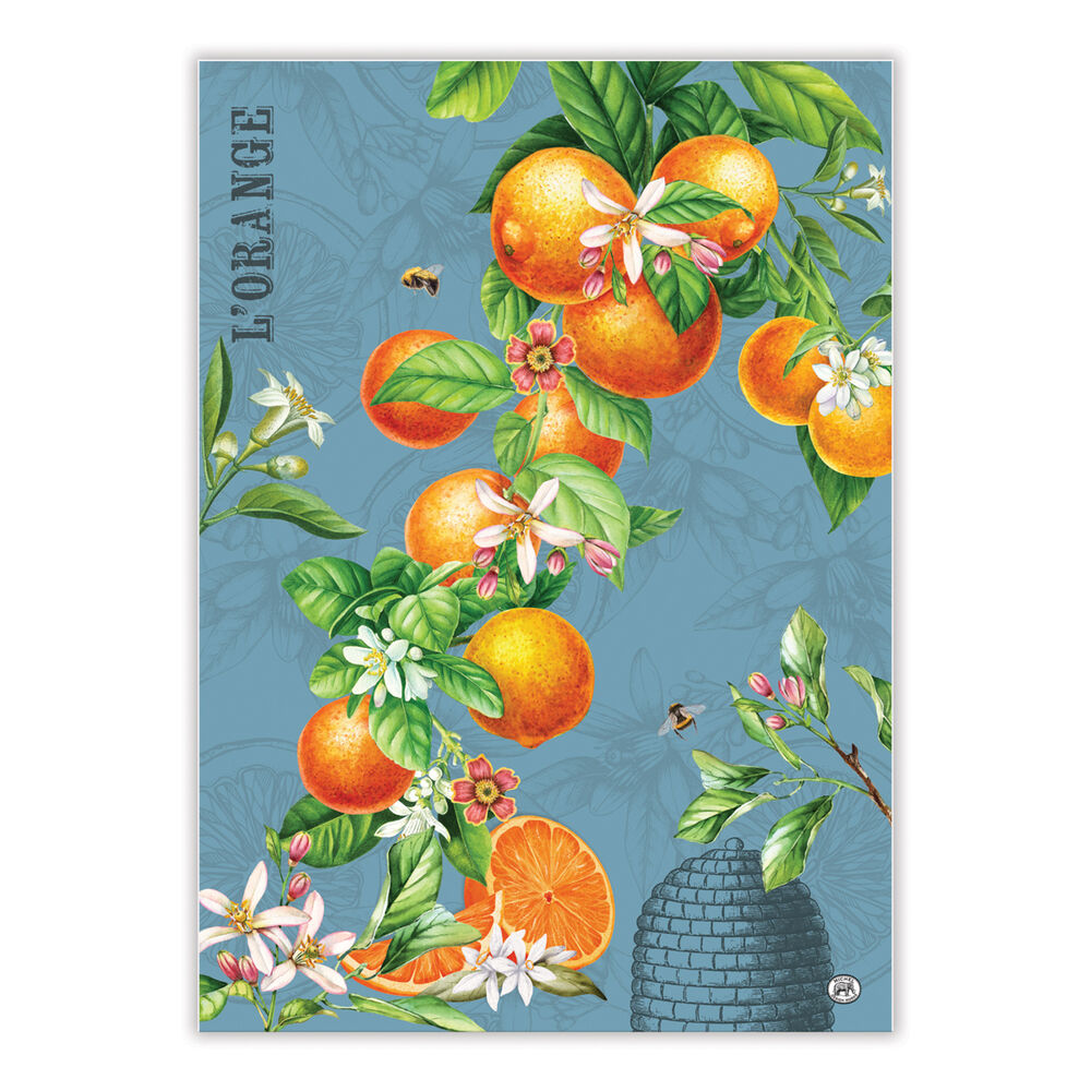 Michel Design Works L'Orange Kitchen Towel  | Putti Fine Furnishings 