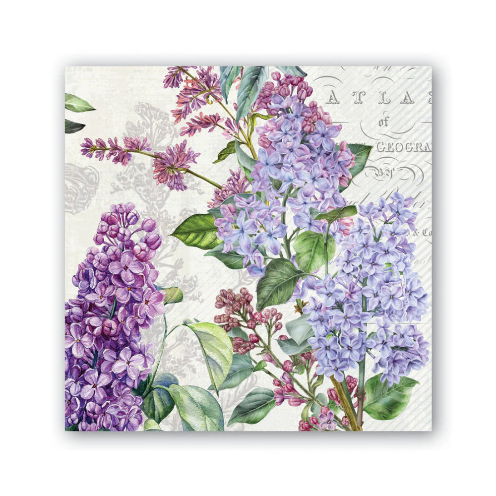 Michel Design Works French Lilacs Cocktail Napkins