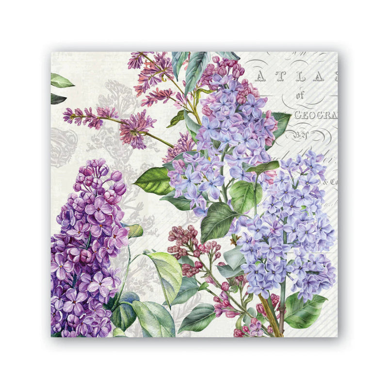 Michel Design Works French Lilacs Cocktail Napkins