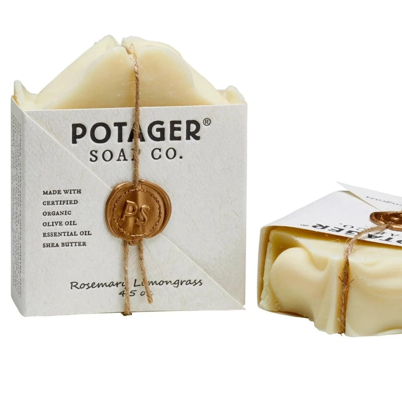 Potager Soap Company Handmade Organic Soap - Rosemary Lemongrass | Putti 