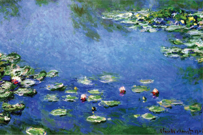 Monet "Water Lillies" Walking Stick Umbrella