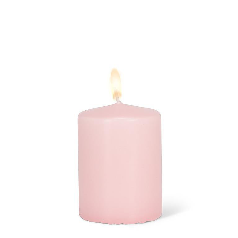 Classic Pink Pillar Candle | Putti Fine Furnishings 
