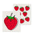 Strawberries Swedish Dish Cloths - Set of 2