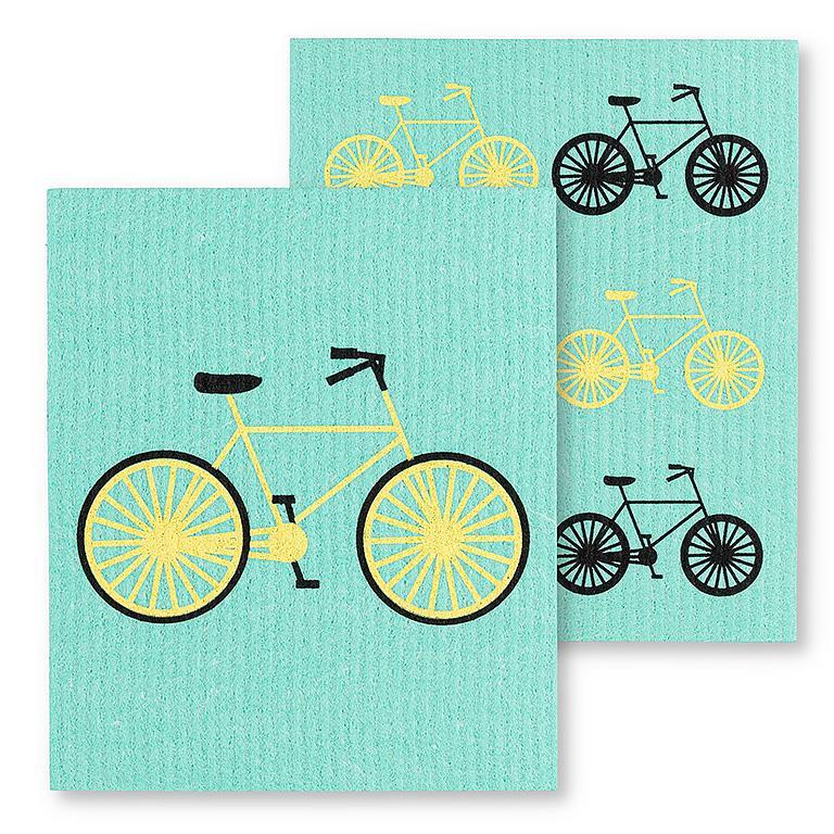 Bicycle Swedish Dish Cloths - Set of 2