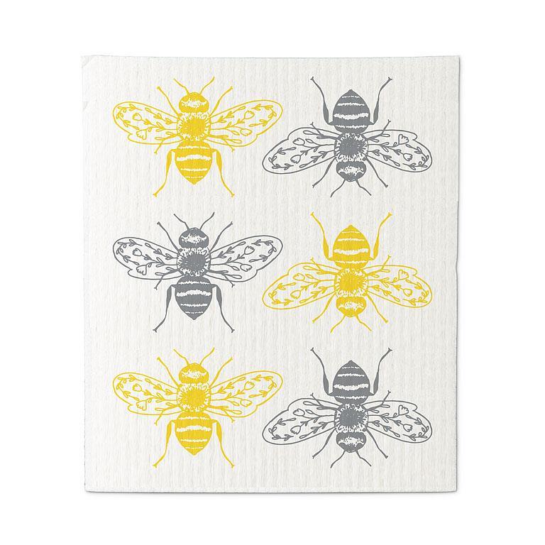 Bees Swedish Dish Cloths-Set of 2