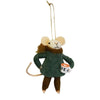 "Starbucks Steve" Felt Mouse Ornament  | Putti Christmas Decorations