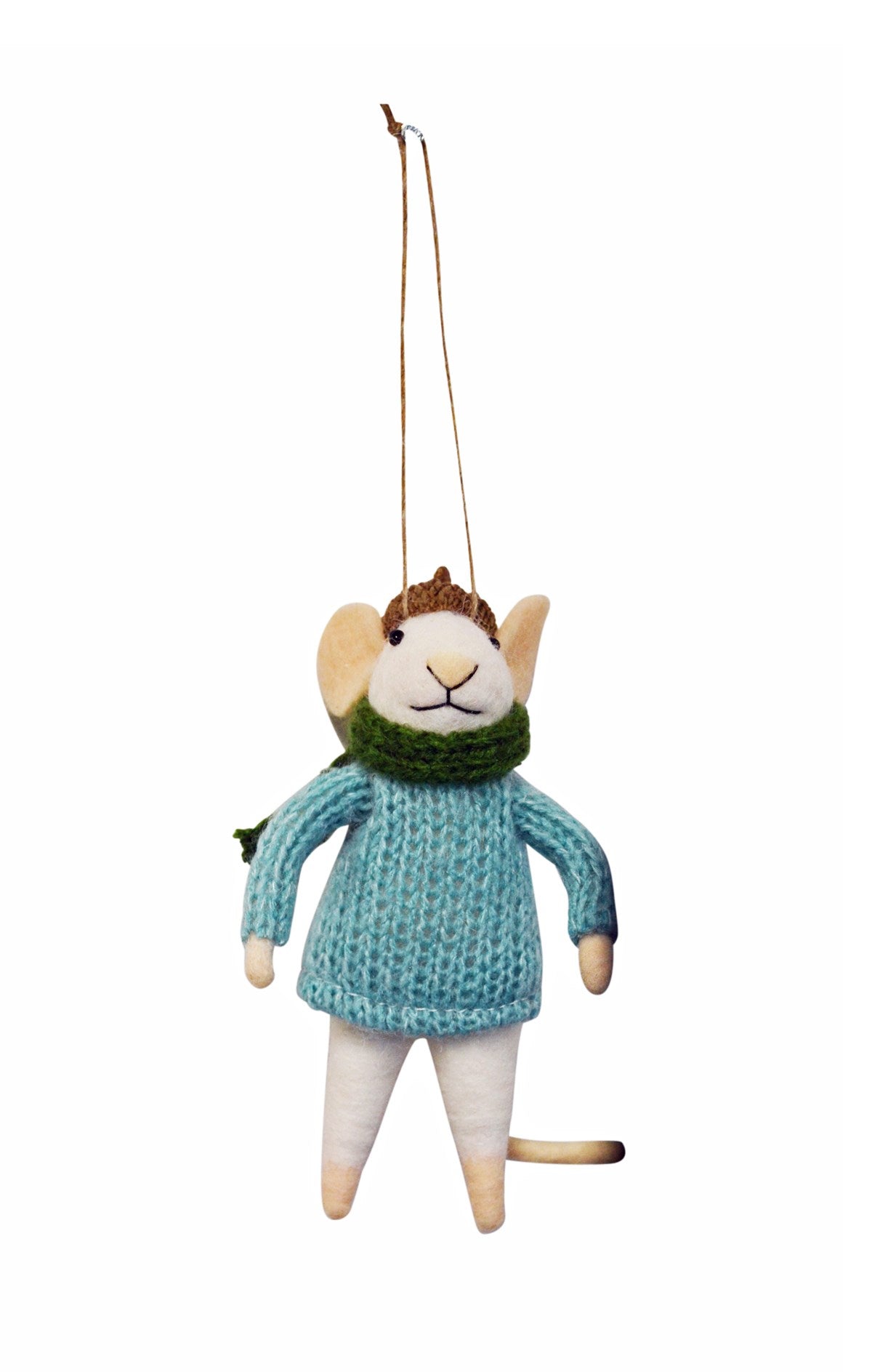 "Outdoor Oscar" Felt Mouse Ornament