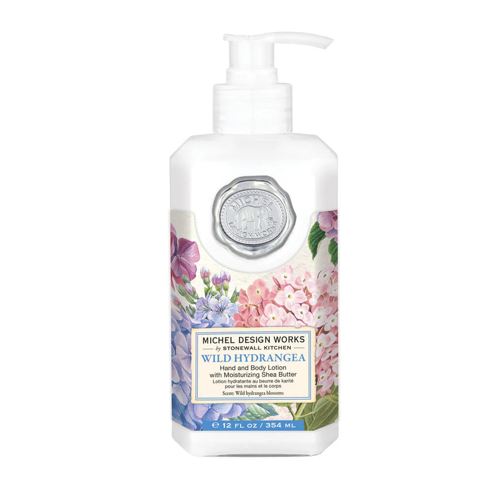 Michel Design Works Wild Hydrangea Hand and Body Lotion | Putti Fine Furnishings 