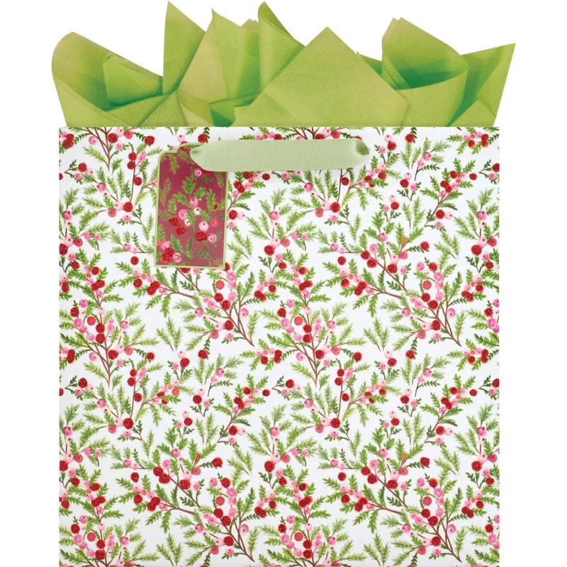 Sweet Berries Large Christmas Gift Bag | Putti Christmas Celebrations