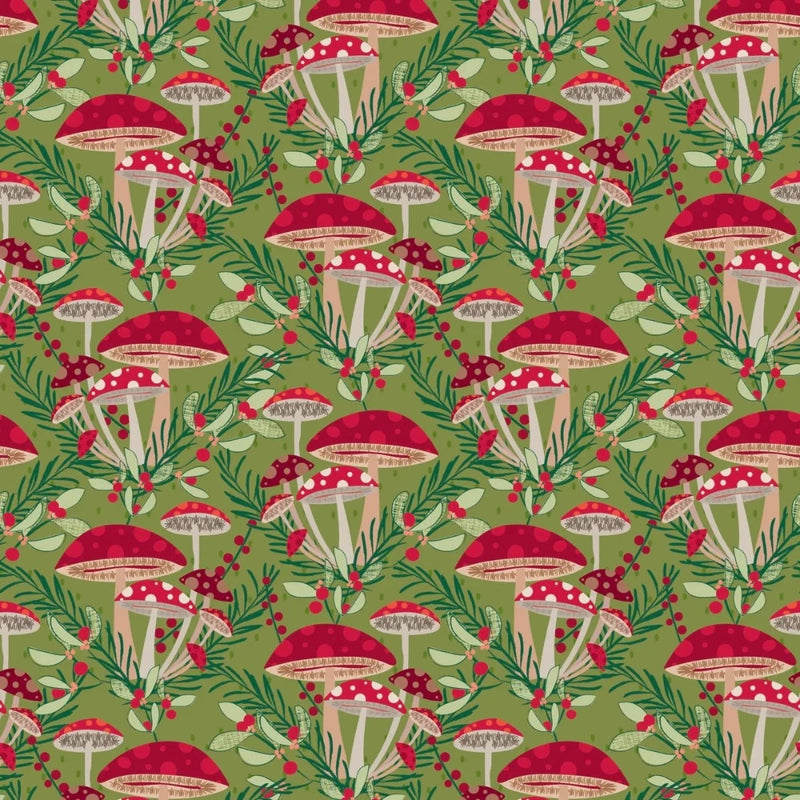 Fungi Forest Wrapping Paper Roll | Putti Christmas Canada