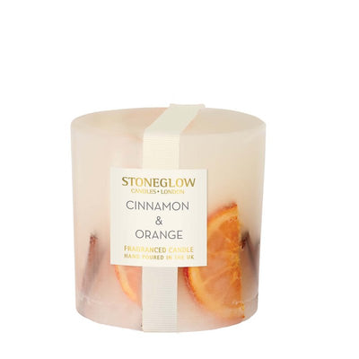 Cinamon Orange - Scented Pillar Candle  | Putti Fine Furnishings