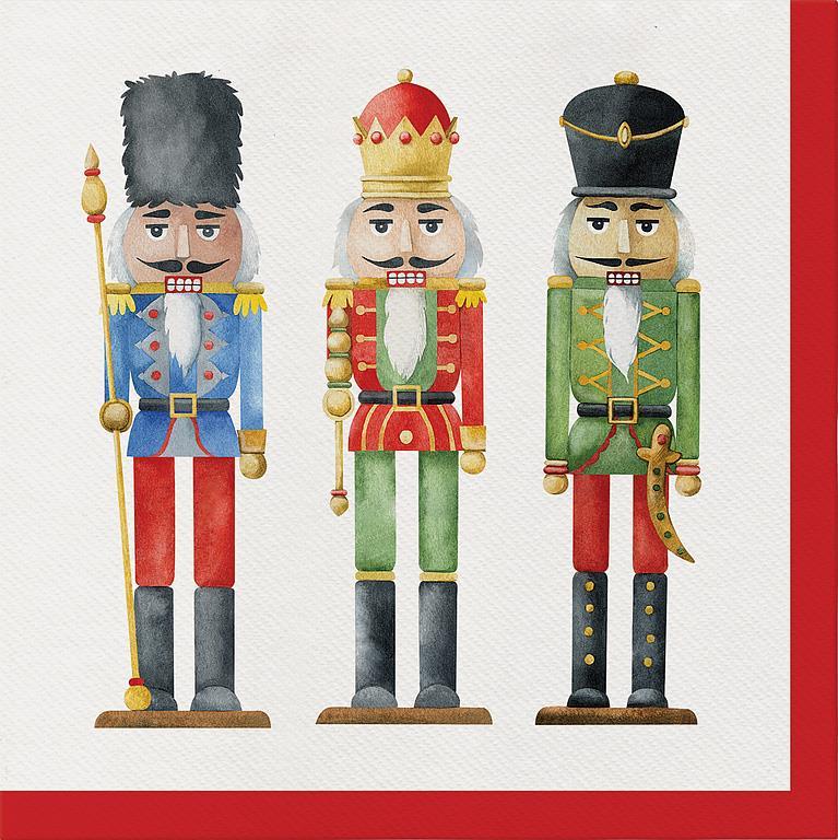Nutcracker Soldiers Dinner Napkin | Putti Christmas Entertaining 