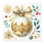 Christmas Ornament Paper Cocktail Napkin