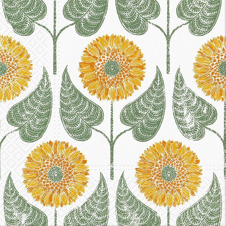 Sunflowers Paper Napkin - Lunch | Putti Celebrations