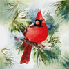 Winter Cardinal Luncheon Napkins | Putti Christmas Celebrations