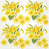 Daffodils Bouquets Paper Napkins - Lunch