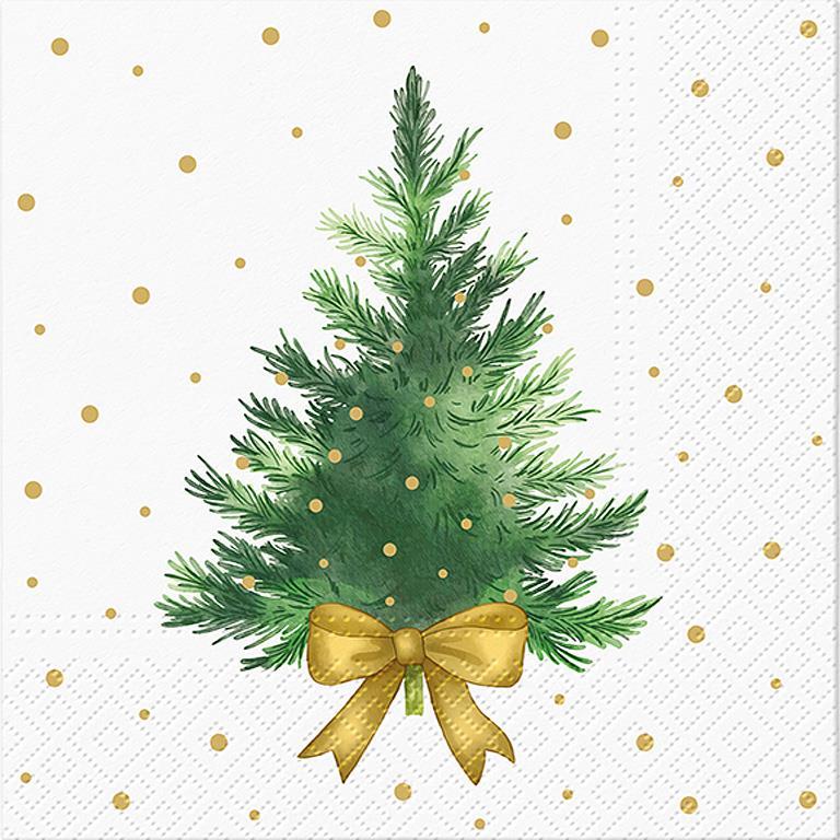 Golden Joy Paper Napkins - Lunch |  Putti Christmas Entertaining 