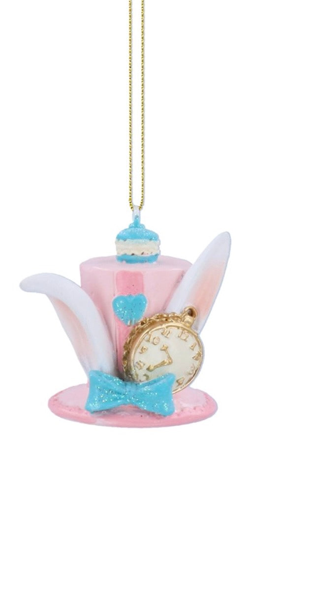 Madhatter Hat with Cakes Ornament