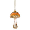 Beaded Mushroom Glass Ornament - Gold | Putti Christmas Decorations