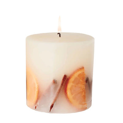 Cinamon Orange - Scented Pillar Candle  | Putti Fine Furnishings