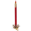 Red Glass Clip-on Candle Ornaments