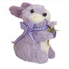 Lilac Tinted Grass Bunny | Putti Fine Furnishings