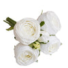 Real Touch Rose Bouquet - White  | Putti Fine Furnishings
