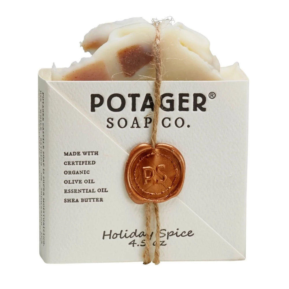 Potager Soap Company Handmade Organic Soap - Holiday Spice