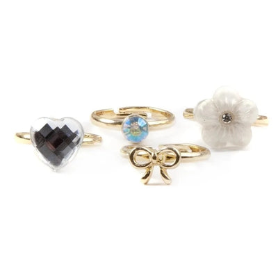 Great Pretenders Boutique Sassy Rings 4pcs | Le Petite Putti