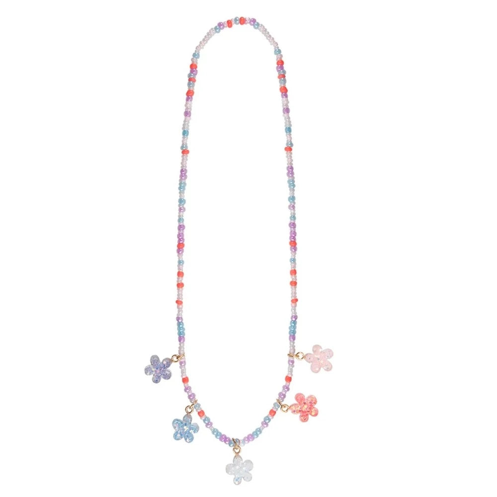 Great Pretenders Boutique Shimmer Flower Necklace | Le Petite Putti Canada 
