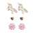 Great Pretenders Boutique Dazzle Studded Earrings 3 Sets | Le Petite Putti 