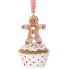 Gingerbread Man on Cupcake Ornament