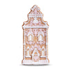 Pink Ginerbread House Ornament | Putti Christmas Decorations