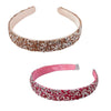Great Pretenders Boutique Gummy Glitter Headband - Rose Gold | Le Petite Putti