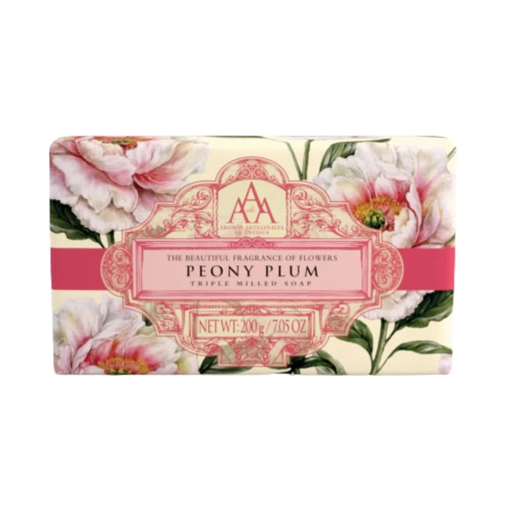 Aromas Artesanales De Antigua Soap - Peony Plum