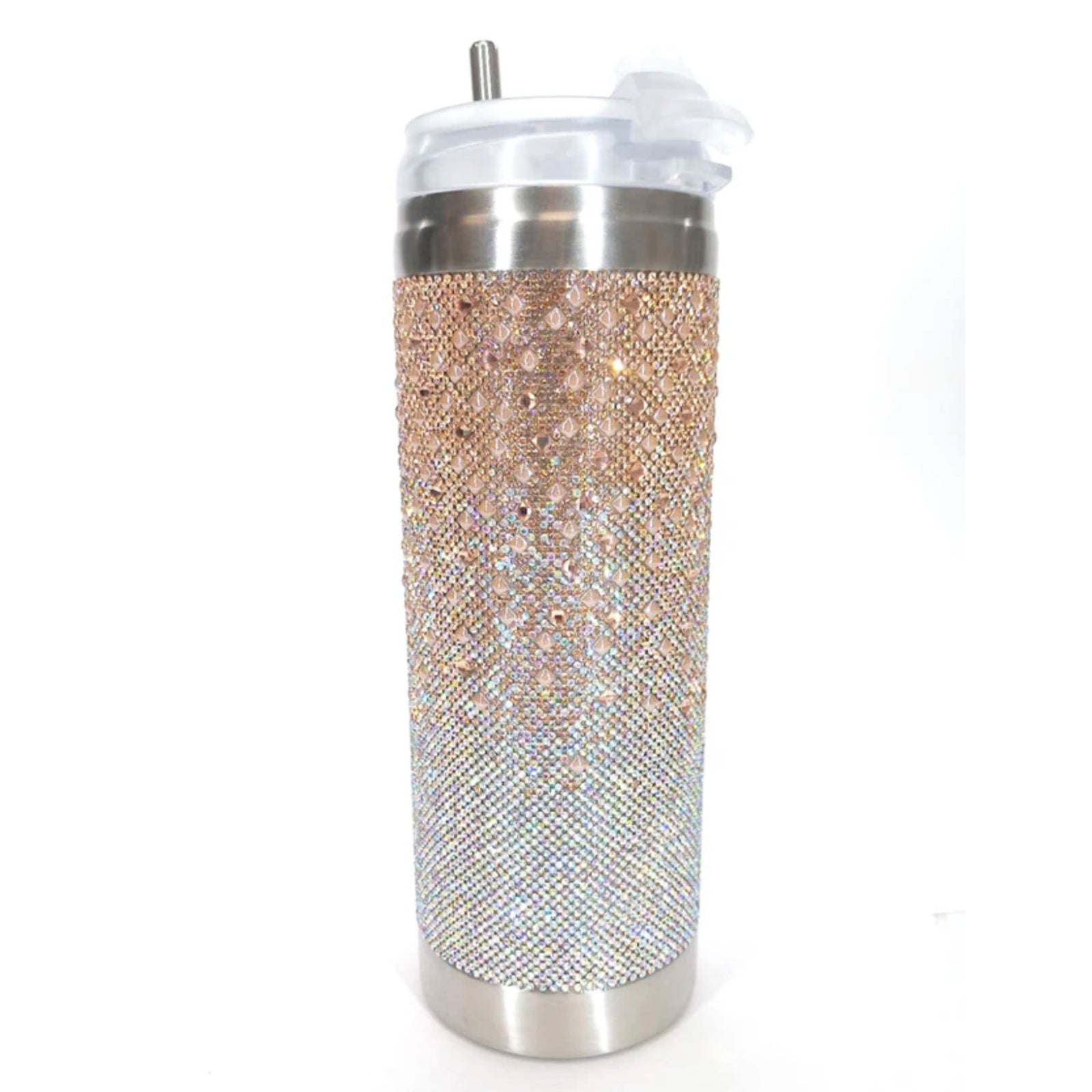Jacqueline Kent Crystal Tumbler - Ombre Champagne