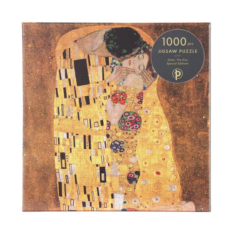 Klimt, The Kiss 1000 Piece Jigsaw Puzzle