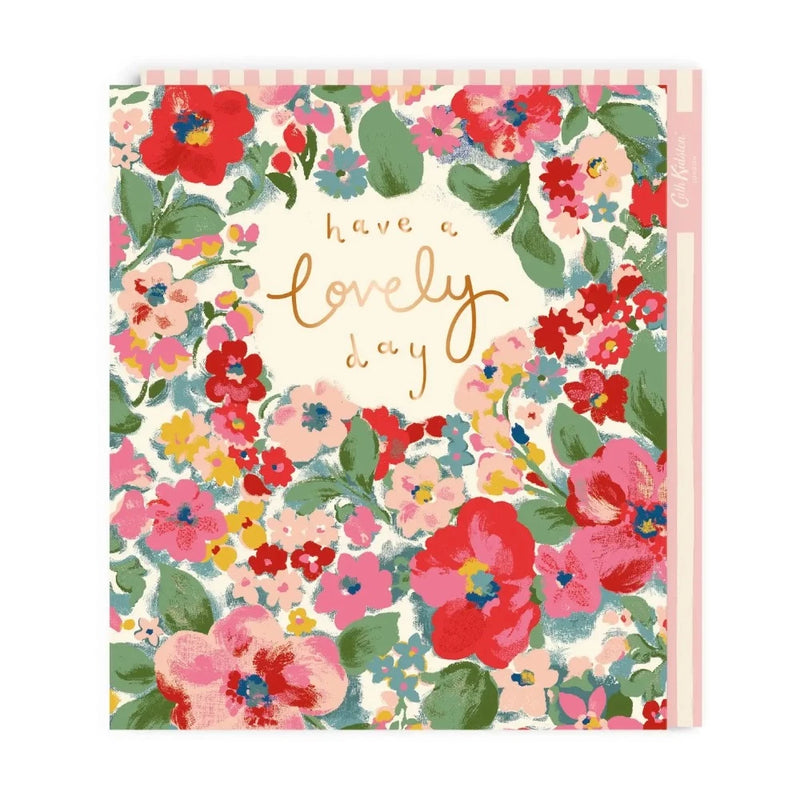 Cath Kidson "Have a Lovely Day" Cream Large Greeting Card