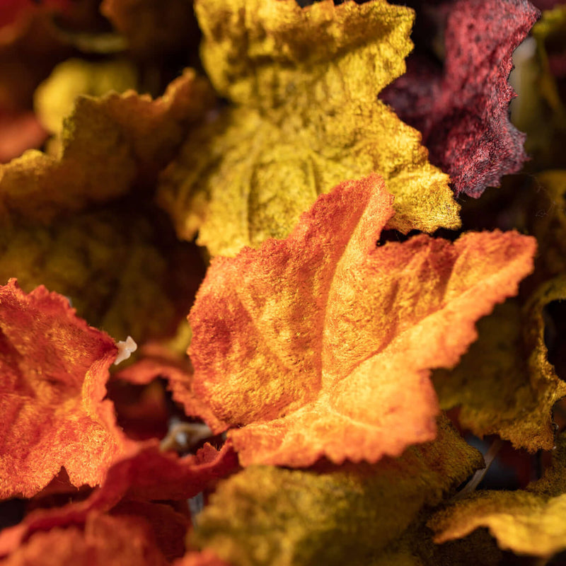 Velvet Autumn Maple Leaf Spray | Putti Autumn Thanksgiving Celebrations 