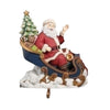 Santa in Sleigh Stocking Holder | Putti Christmas Decorations